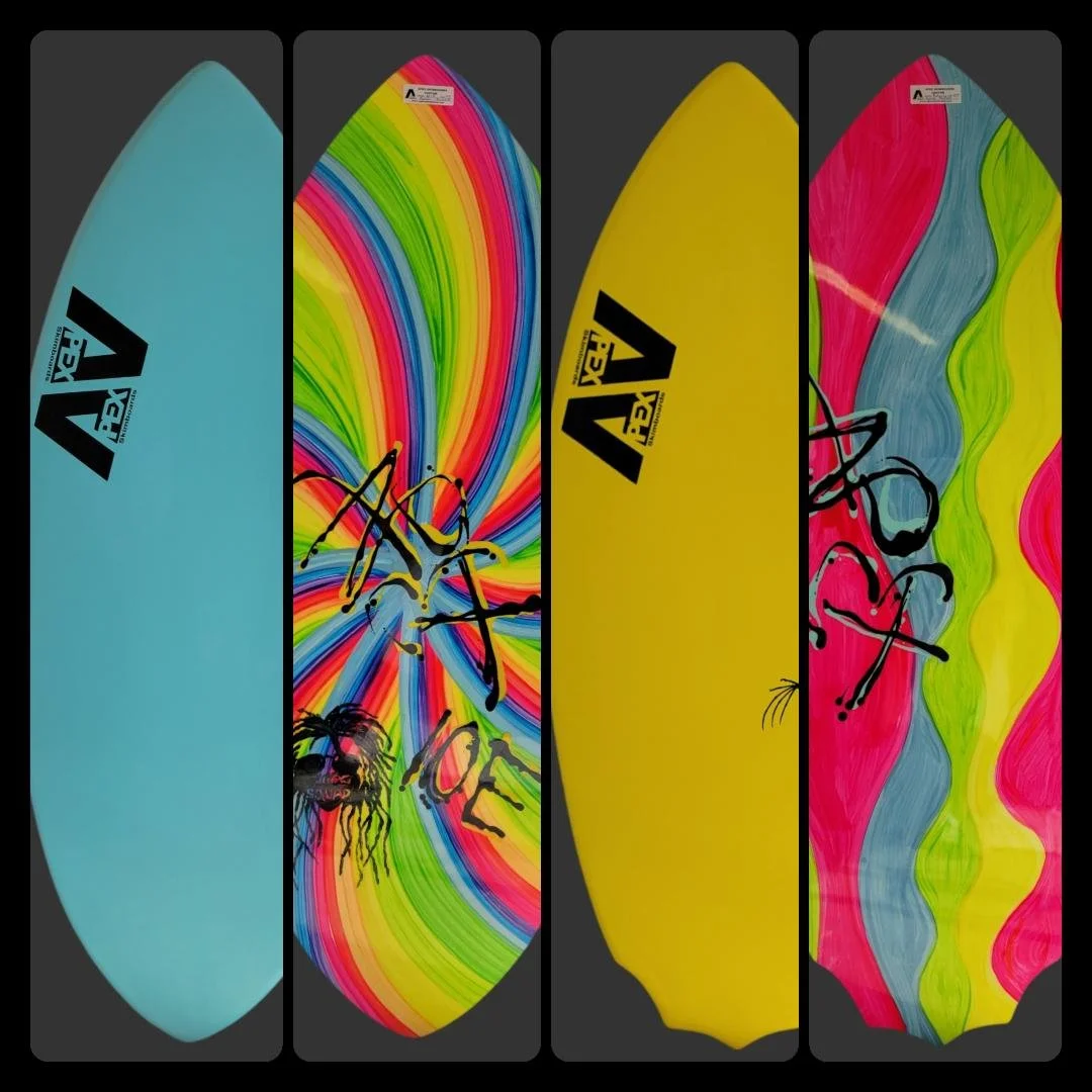 GLASSY スキムボード Services 2 — Apex Skimboards